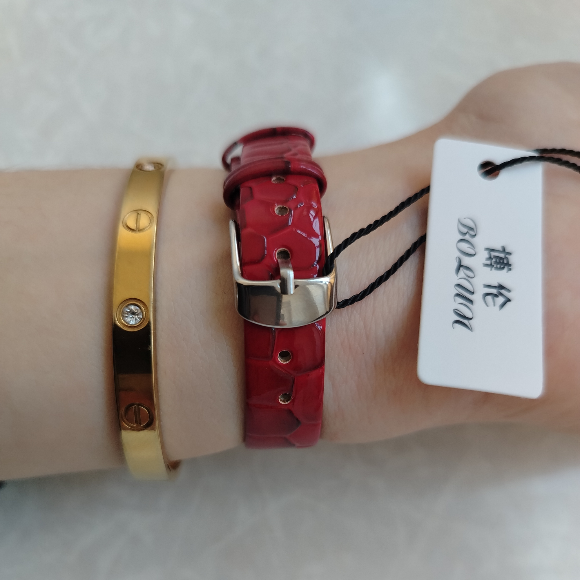 Наручные часы BOLUN Классика, золотистый — фото 1