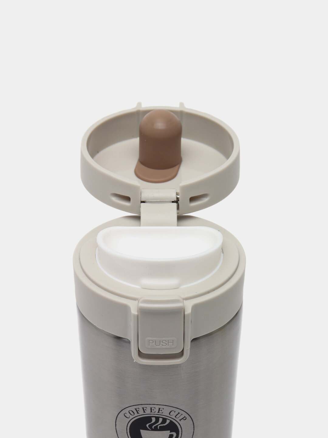 Термокружка для чая и кофе - Серебряный — фото 1