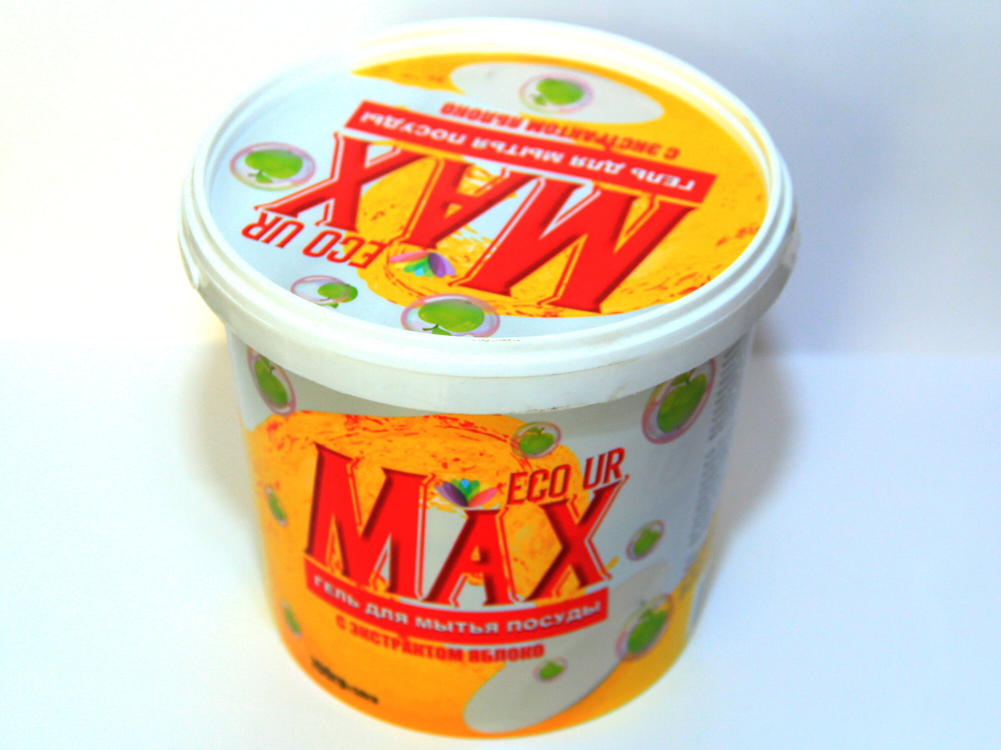 Гель для посуды "Eco ur Max" 700 мл +- 50 гр с экстрактом яблоко — фото 1