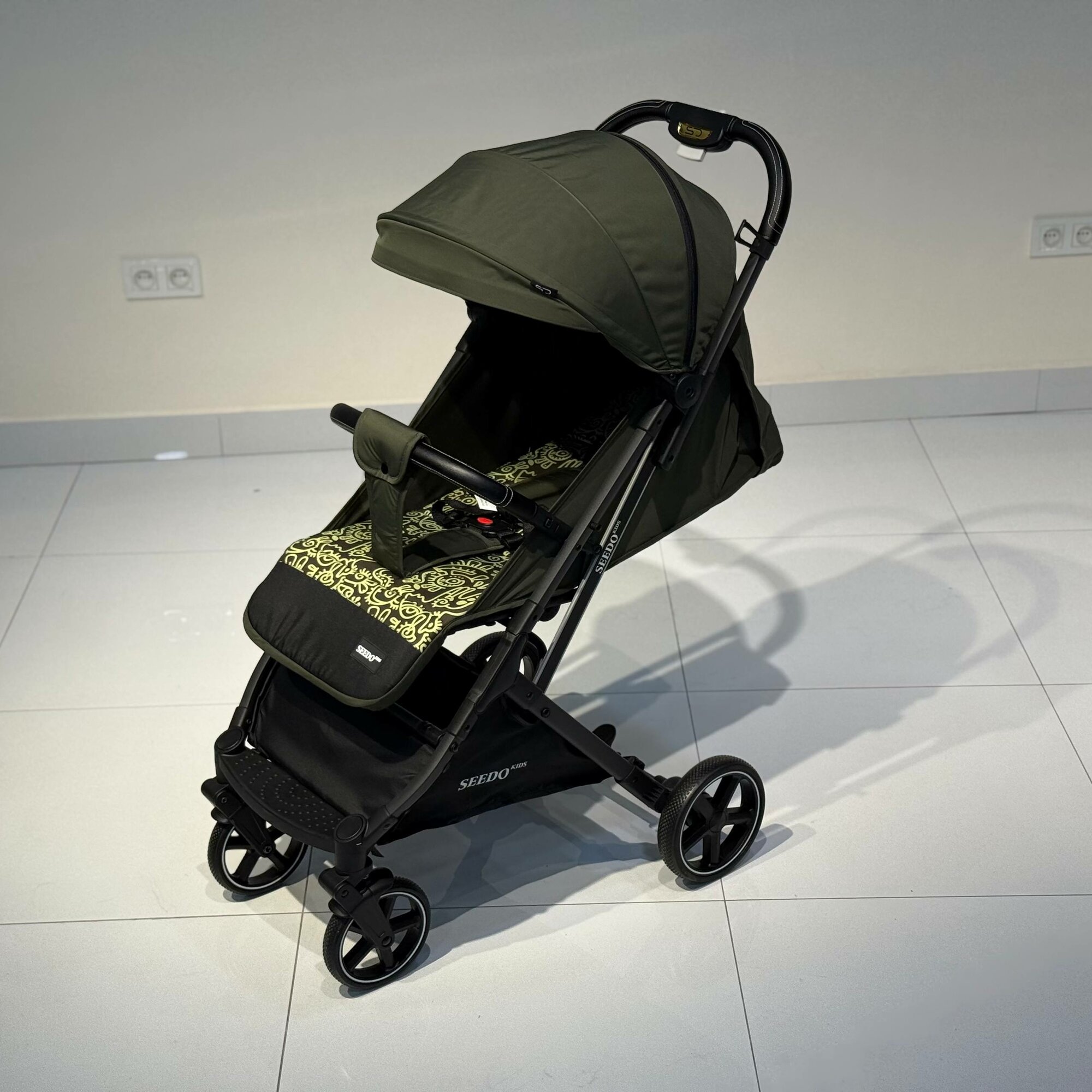 Прогулочная коляска "SEEDO", для дома, легкая, компактная, регулируемое сиденье