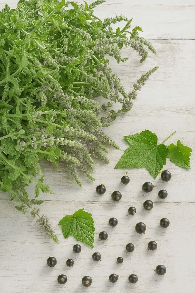 Мята сушеная для чая Мятная смородина на развес 15 порций БиовегеТория