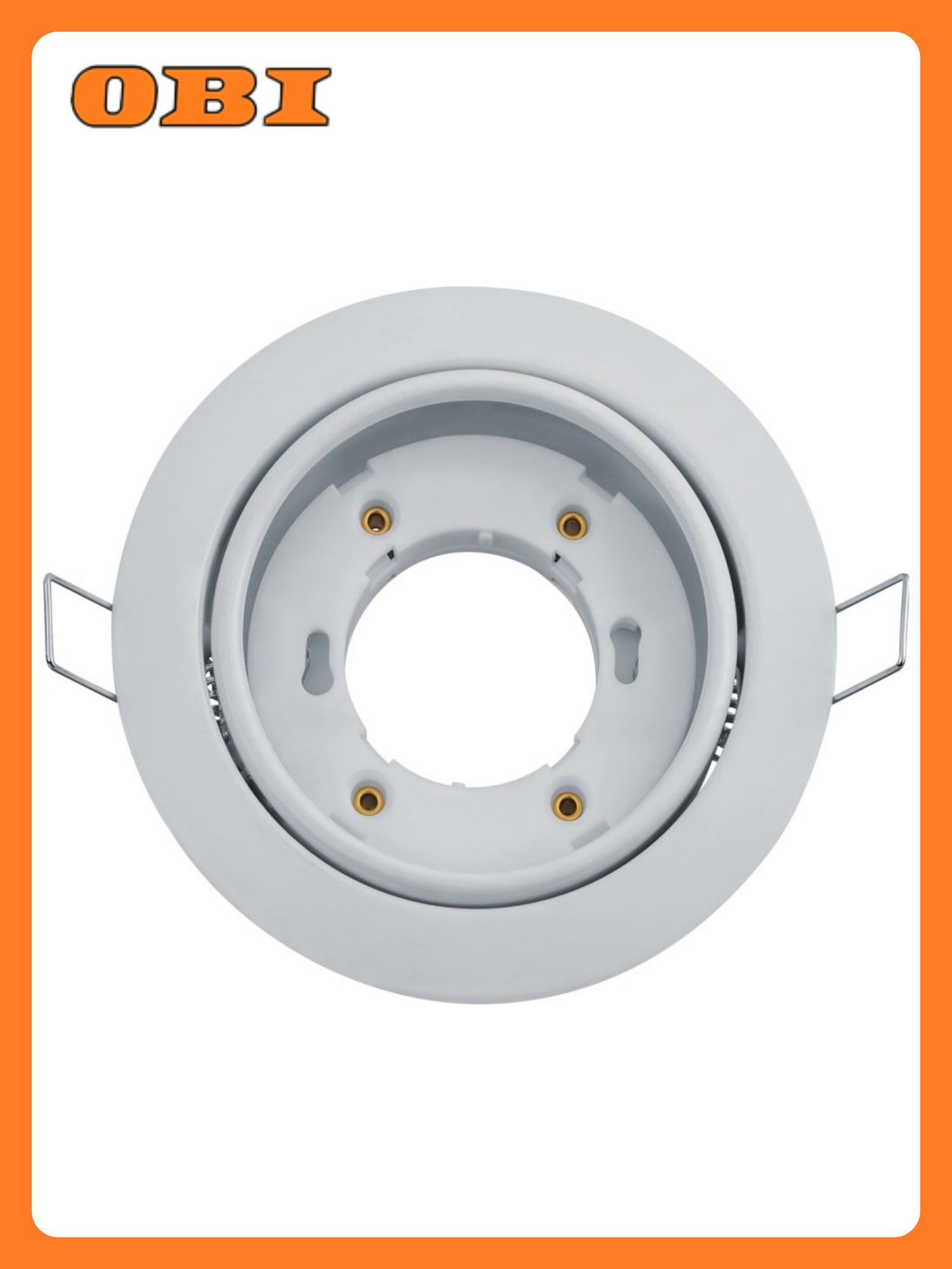 Светильник встраиваемый поворотный Navigator 93030 NGX-R5-001-GX53 белый