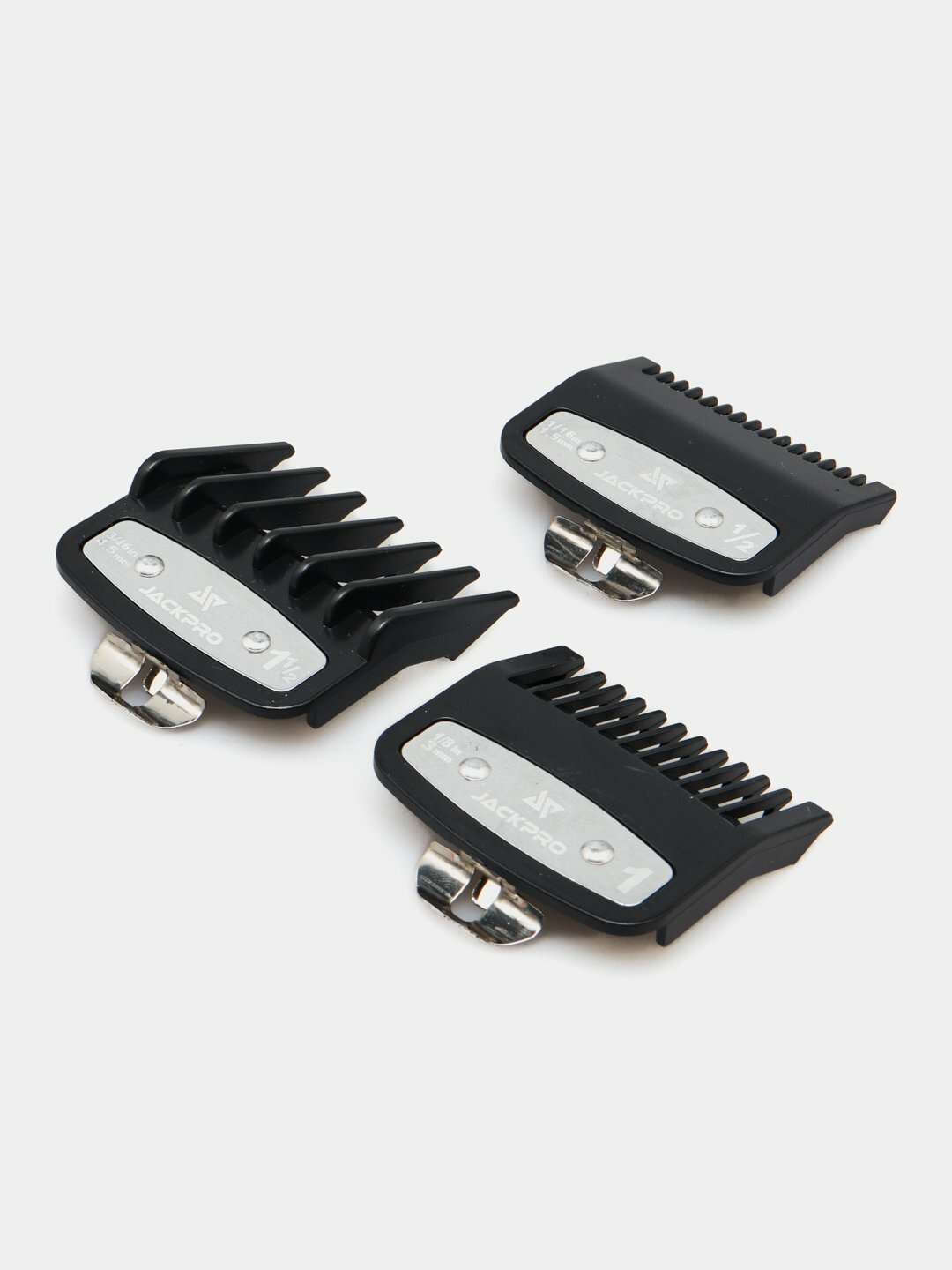 Насадки 1,5 + 3 + 4,5 мм, для машинки для стрижки, Jackpro, набор 3 шт — фото 1