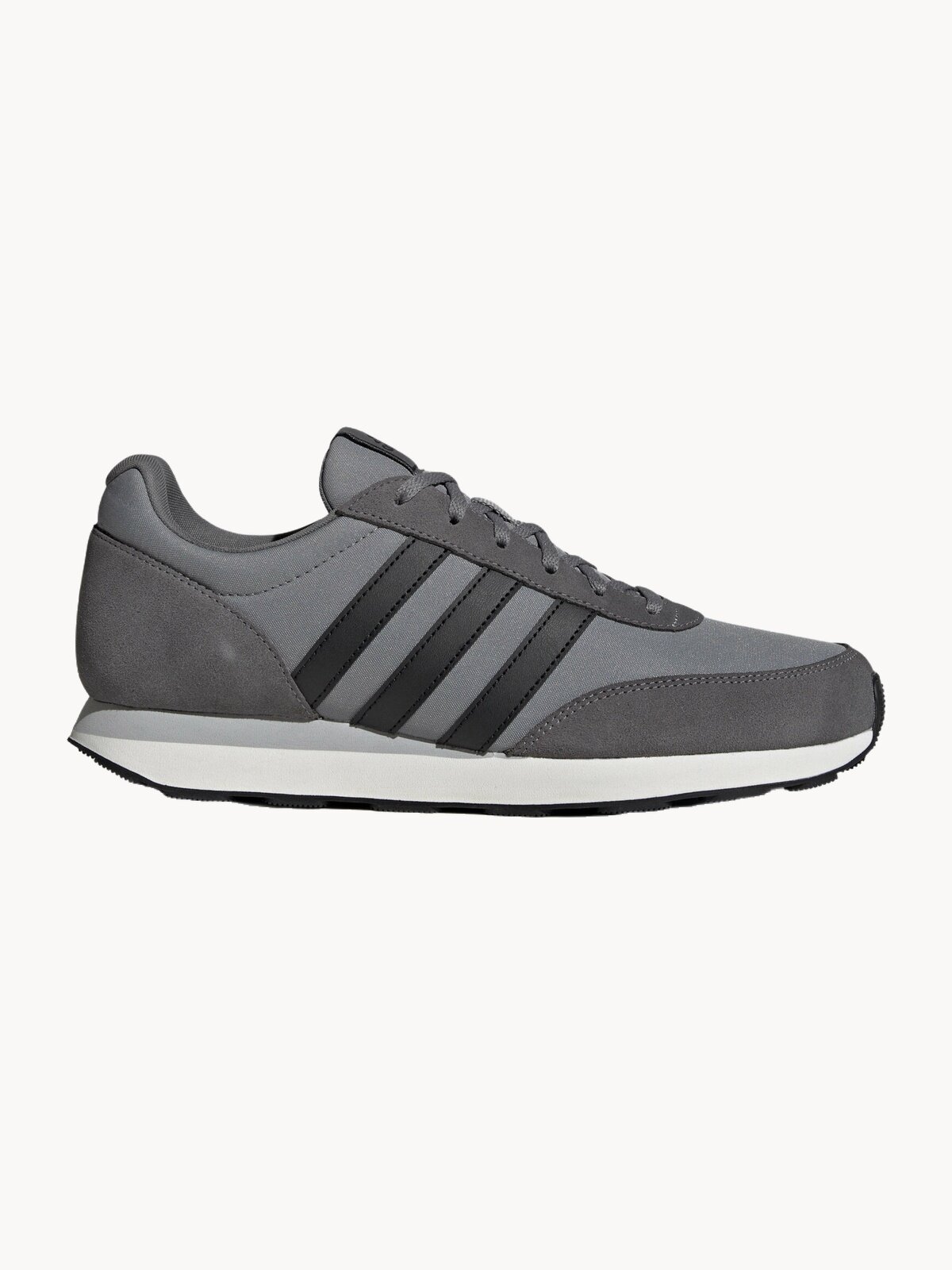Кроссовки adidas Run 60s, размер 9,5 UK, серый/черный