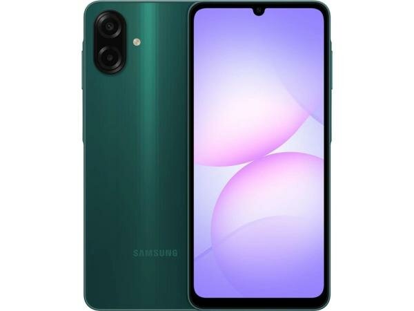 Смартфон Samsung SM-A075F Galaxy A07 128Gb 4Gb зеленый моноблок 3G 4G 2Sim 6.7 720x1600 Android 15 50Mpix 802.11 a/b/g/n/ac GPS GSM900/1800 GSM1900 Pr