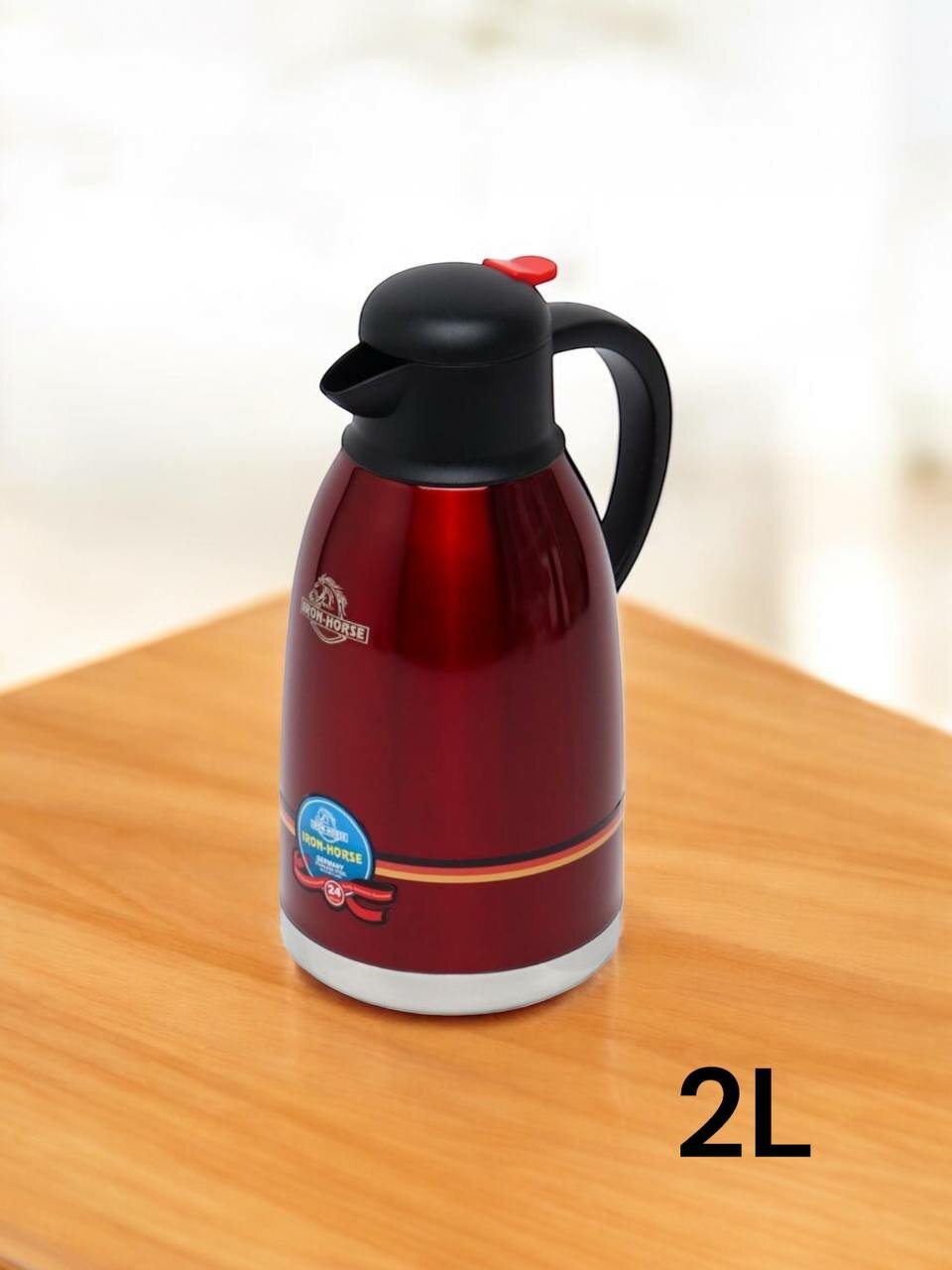 Термос из нержавеющей стали, 2 литра, для повседневного использования дома и в офисе.