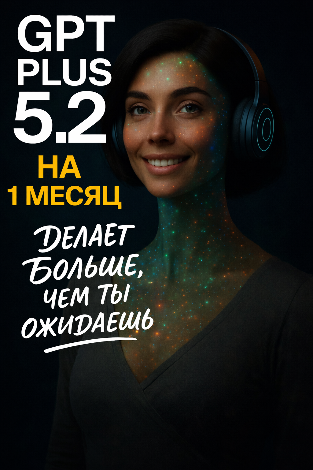 GPT Plus • GPT-5.2 • SORA 2 • DALL·E • CODEX • 1 месяц лучший ИИ на рынке — фото 1