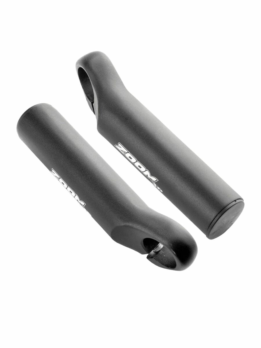 Рога на руль AL, L100мм, ZOOM чёрные — фото 1