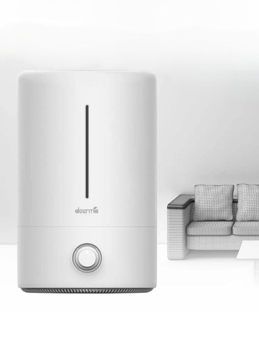 Увлажнитель воздуха Deerma Dem-F628 W, объём 5л, для дома и офиса