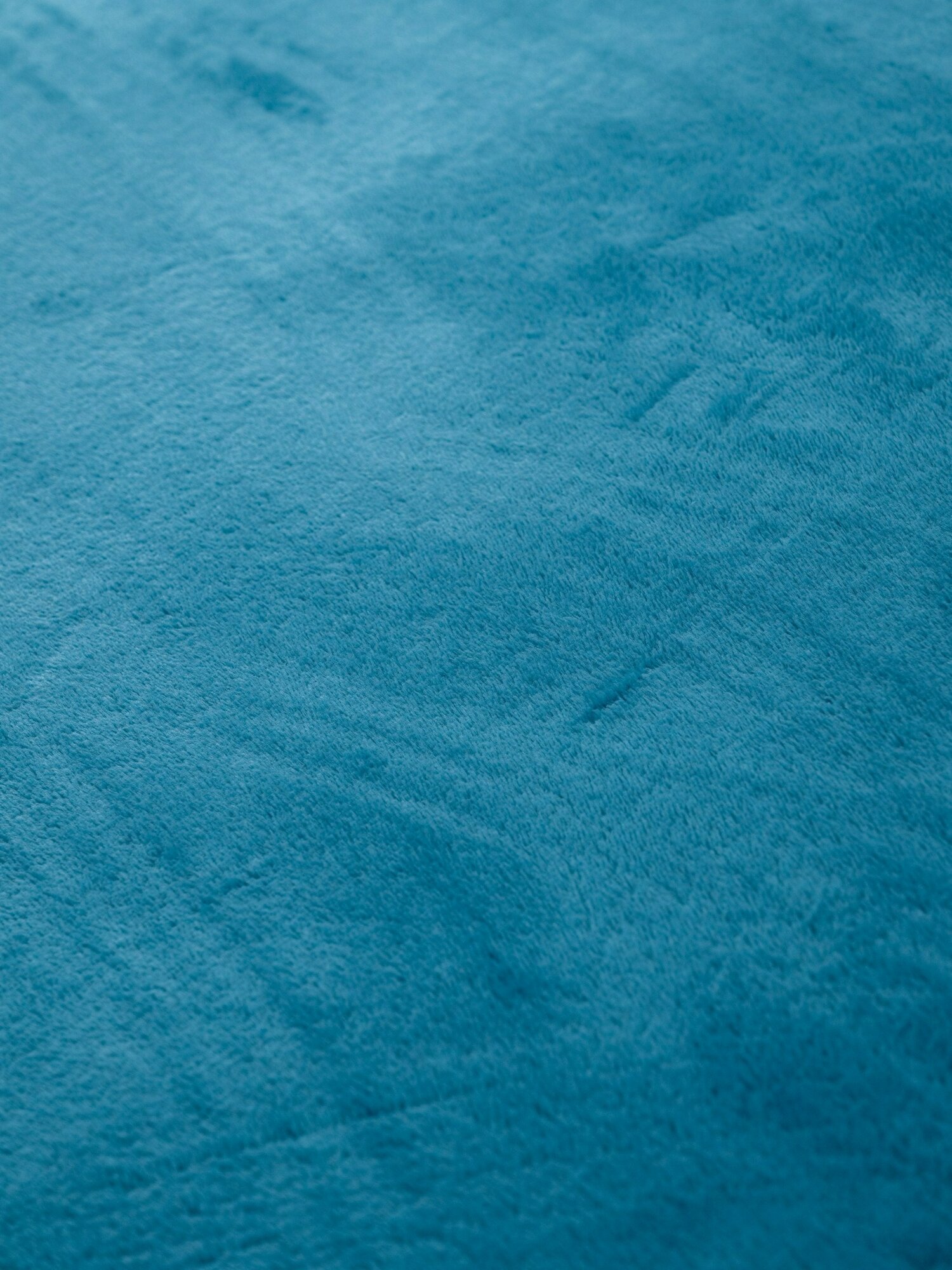 Плед 200х220 однотонный Павлина Лазурь голубой синий бирюза евро — фото 1