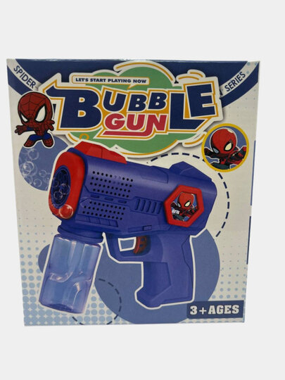 Генератор мыльных пузырей детский, на батарейках BUBBLE GUN.
