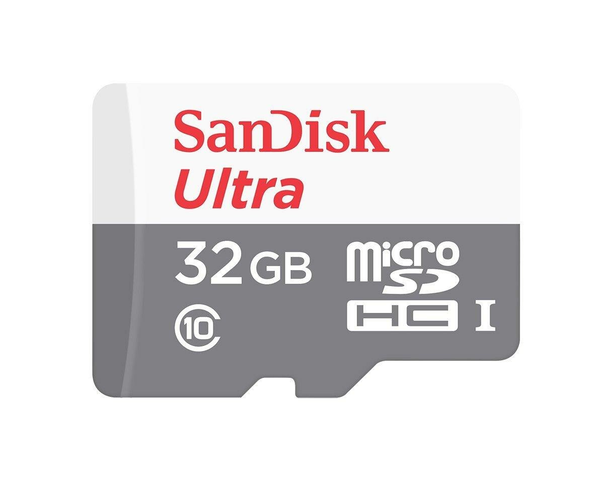 Карта памяти SanDisk Ultra microSDHC 32GB UHS-I, Class 10, до 100 МБ/с, для Android — фото 1