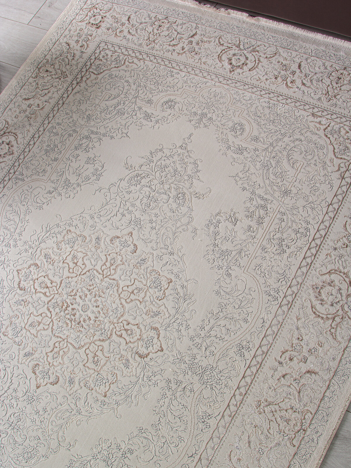 Ковер 2x4м турецкий Классический cream / cream
