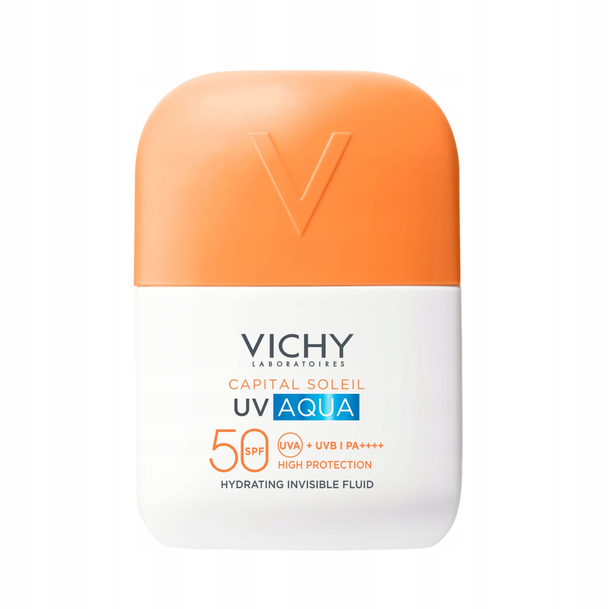 Vichy Capital Soleil UV-AQUA Солнцезащитный крем-флюид для лица, увлажняющий и невидимый SPF 50, 50 мл