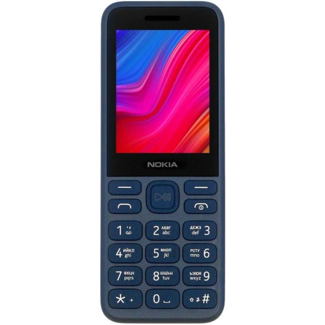 Мобильный телефон Nokia 130 TA-1576, 2 SIM, 2G, FM-радио, темно-синий