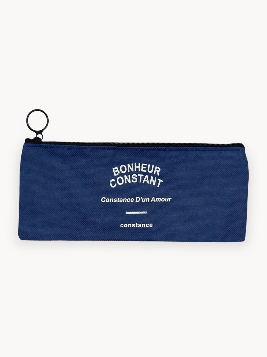 Пенал нейлон Bonheur Constant, Пенал-косметичка из ткани Оксфорд - Синий