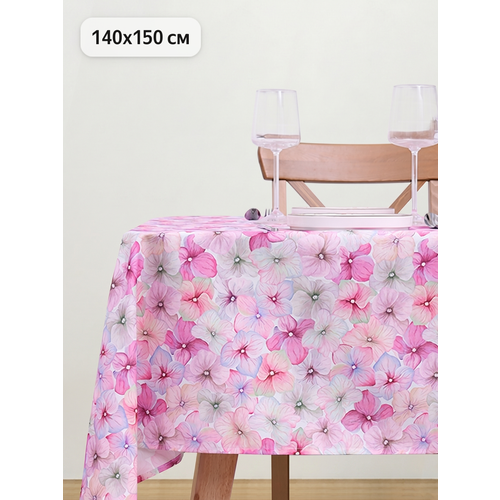 фото Скатерть кухонная василиса 145х150 см, с водоотталкивающей пропиткой, kitchen