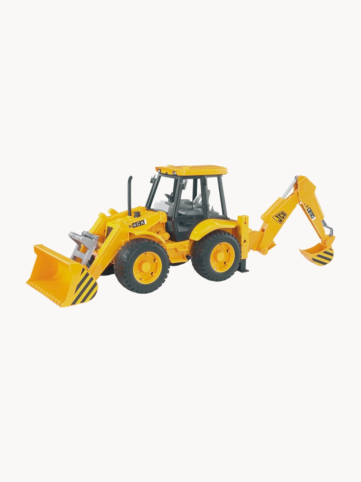 Экскаватор-погрузчик Bruder JCB 4CX 1:16 02428 40 см, желтый/черный