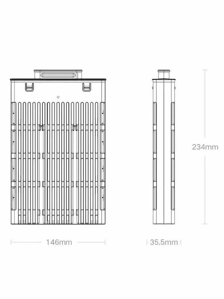 Изображение Xiaomi Сменные фильтры для умного аквариума Xiaomi Mijia Smart Fish Tank Filter Element (MYGGL100)(для аквариума MYG100) / BHR7552CN