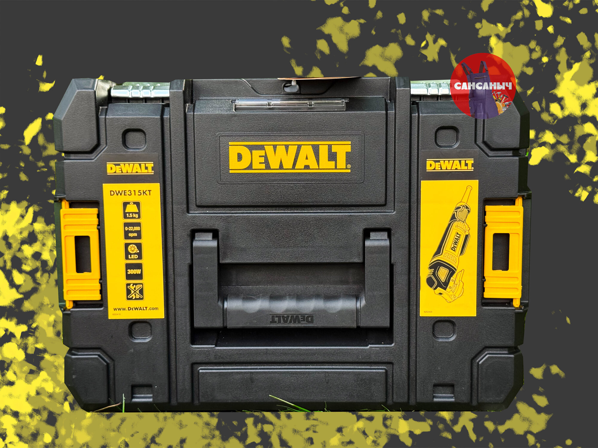 Реноватор DEWALT DWE315KT 300 Вт 22000 кол/мин в кейсе TSTAK (DWE315KT-QS)