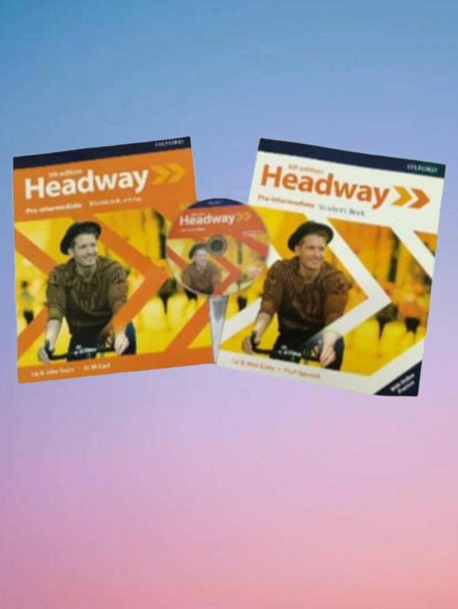 Headway Pre Intermediate 5th edition (Полный комплект: Student's Вoоk + Workbook with key + CD)