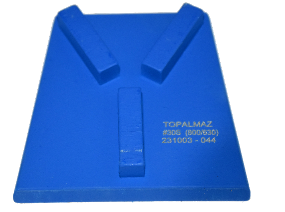 Франкфурт алмазный шлифовальный для бетона TOPALMAZ SOFT #30S3 №0 (800-500) 10 мм. Очень твёрдый бетон