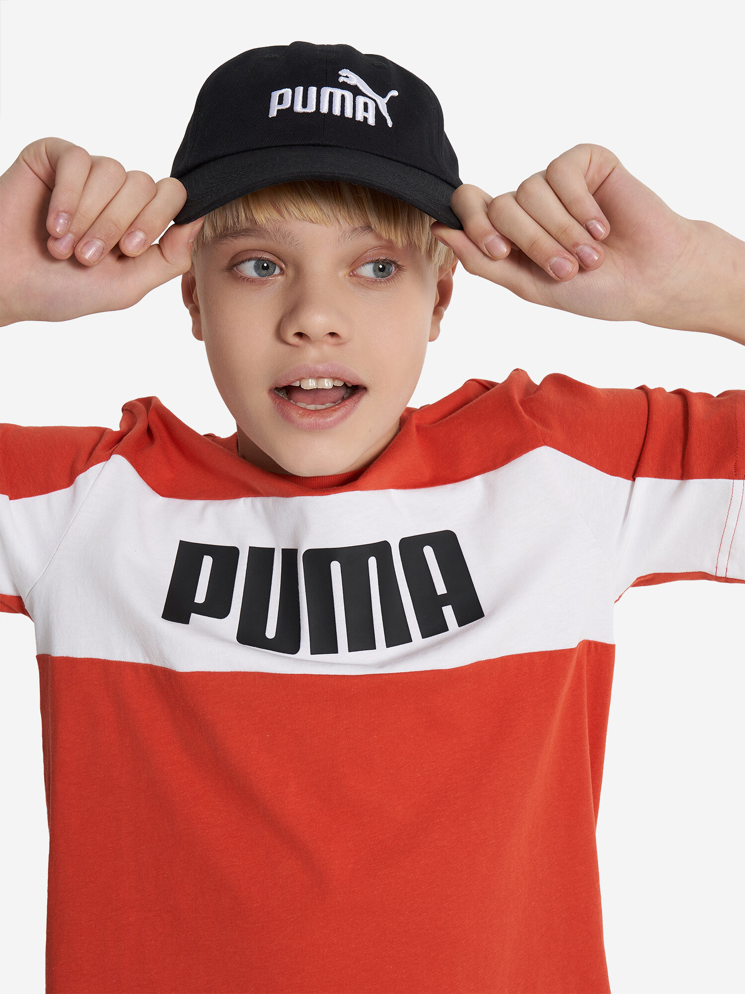 Бейсболка PUMA для мальчиков, размер Youth, черный