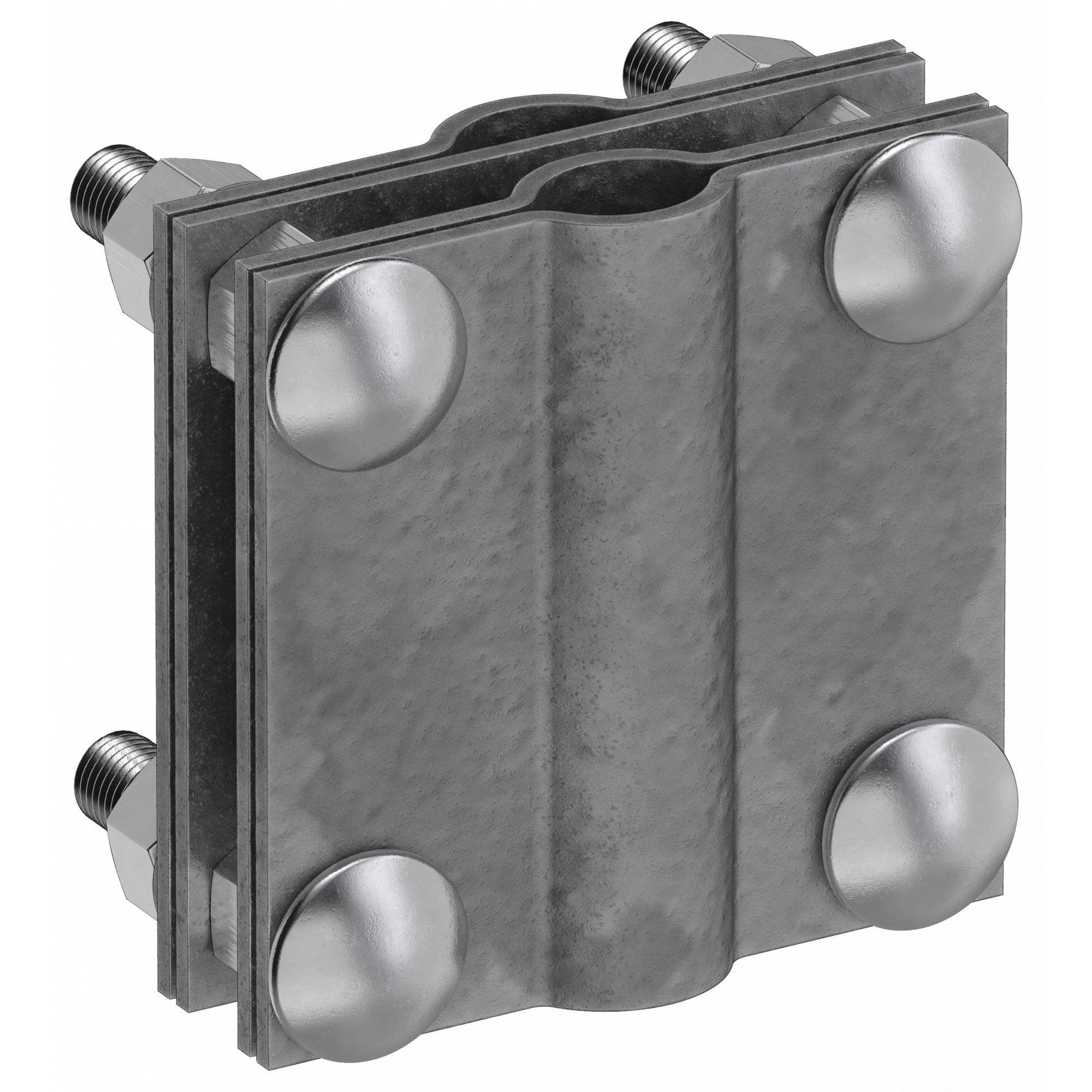 Зажим заземления с разделителем крестообразный стержень-полоса/пруток оцинкованная сталь TD IEK ZGC38-13-1-16-40 (1 шт.)