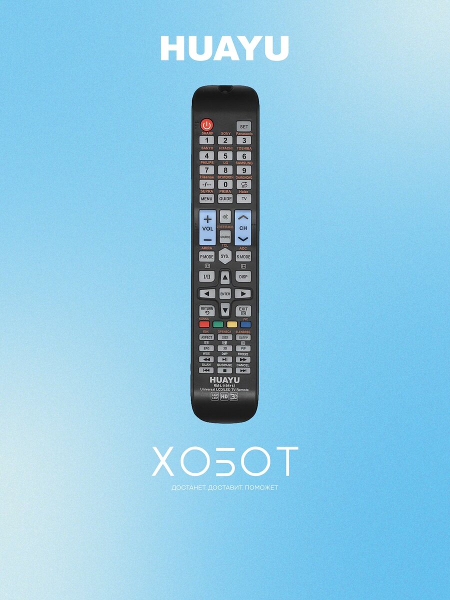 Пульт ДУ Huayu RM-L1195+12