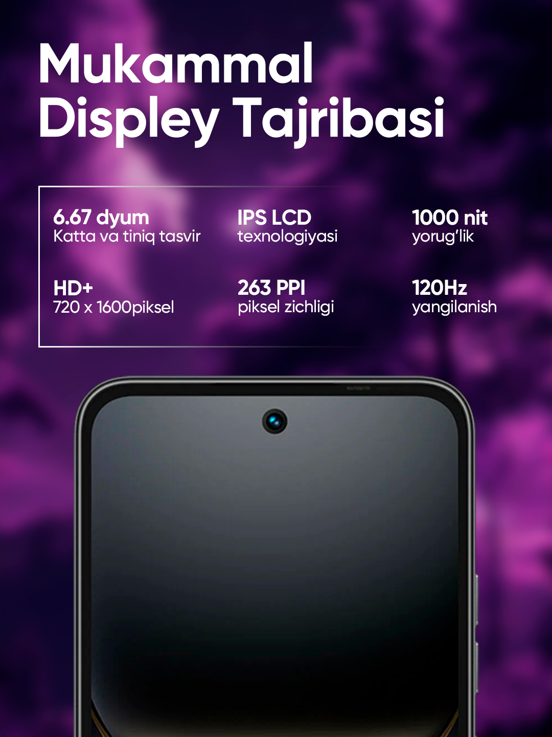 Смартфон Tecno Spark 40C, 128GB/4GB, двойной объектив, черный