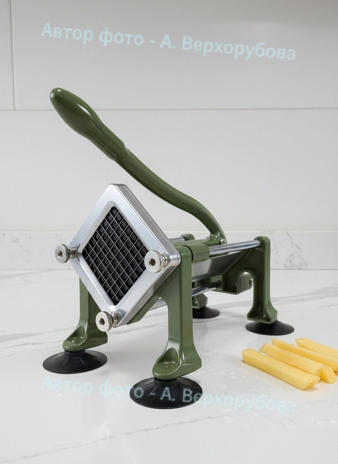 Картофелерезка профессиональная ручная Нож в комплекте 8х8 ячеек 10 x10мм