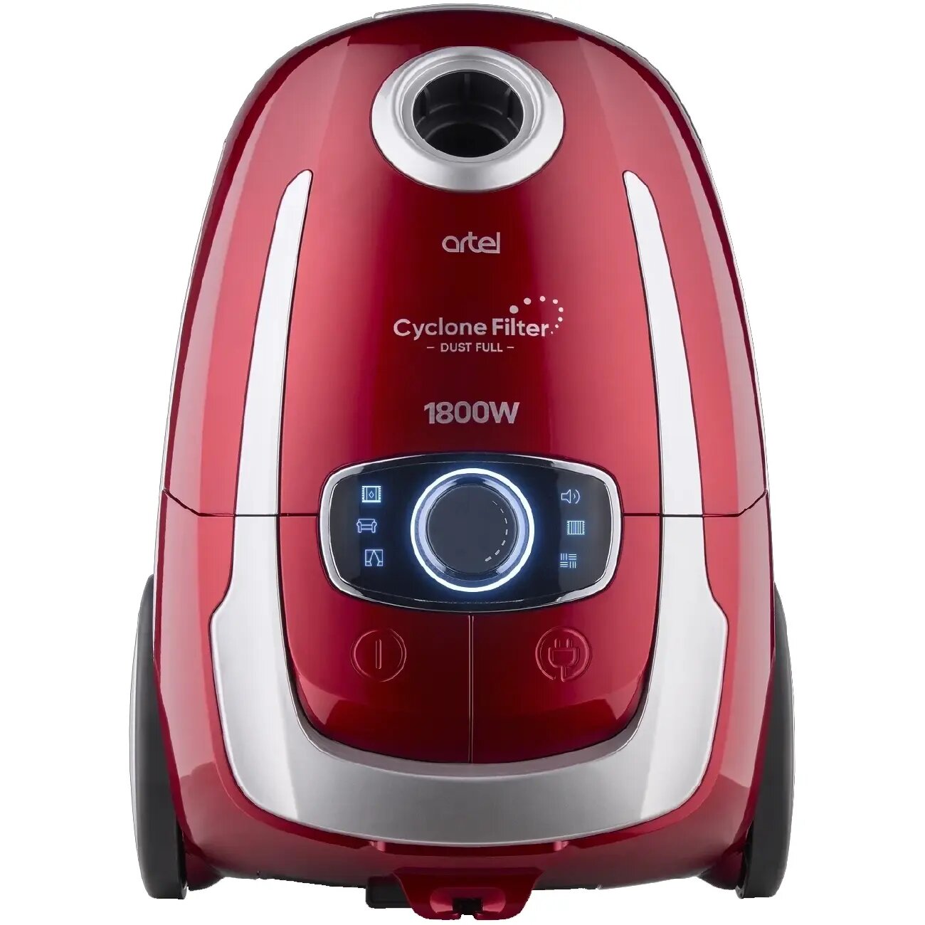 Пылесос ARTEL ART-B2700 Red, Аксессуары: Комплект щеток, В комплекте: насадка для мягкой мебели, Вес: 4.1 кг - 6 кг