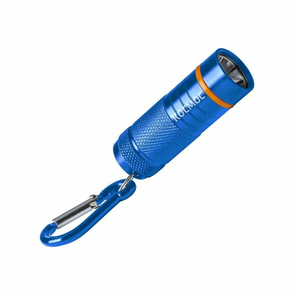 Фонарь брелок 1ВтLED 4xLR44 входят в комплект корпус анодир. алюм. карабин космос KOC205B