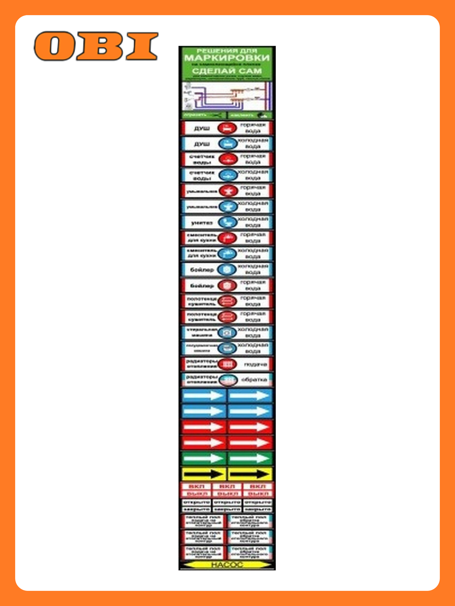 Маркировка REXXON   3 6 5х60 см