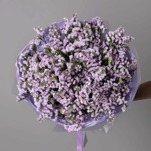 Изображение товара Букет Статица "Сиреневая" 15 шт Высота 60 см в коробке и аквабоксе от "Простоцветы"