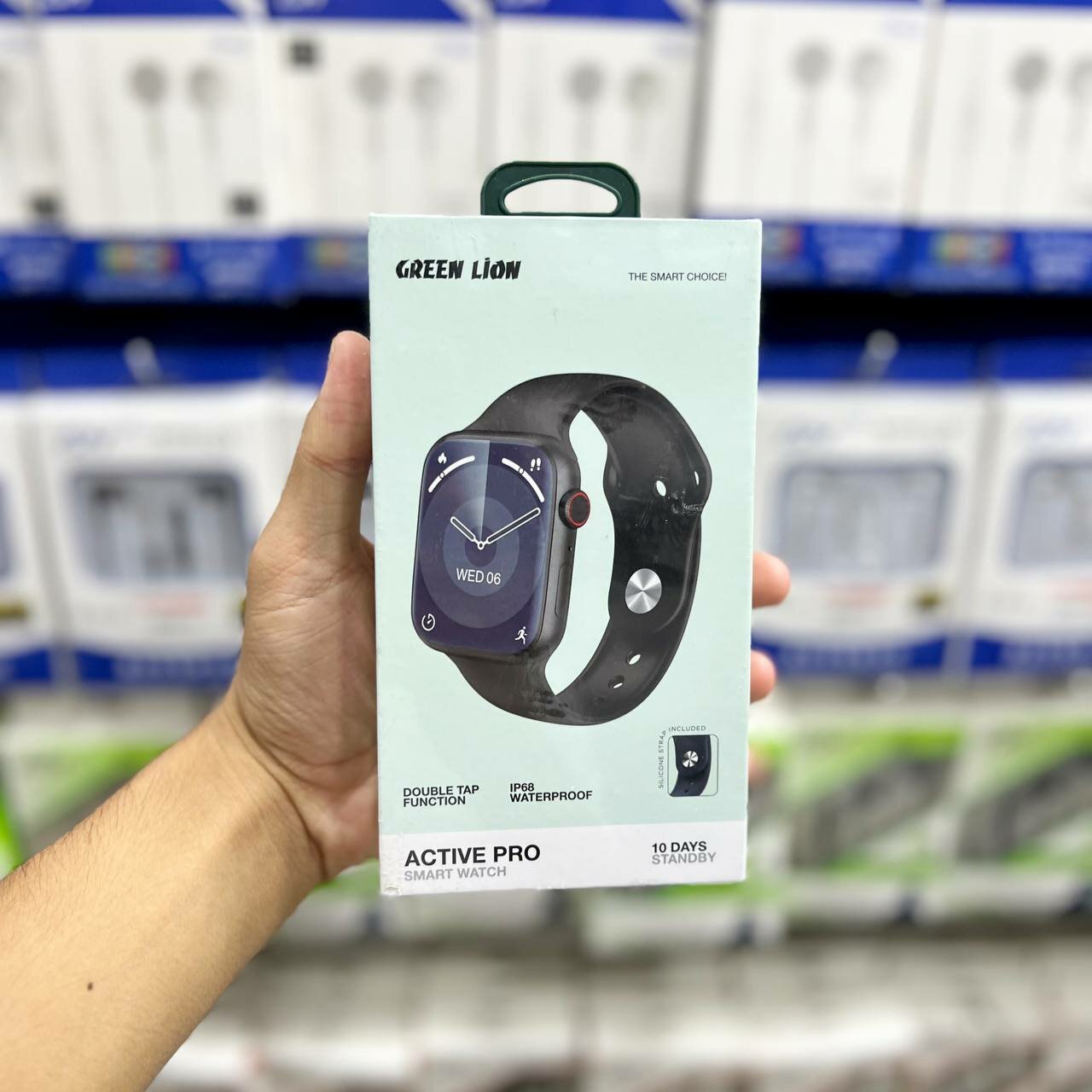 Смарт-часы Green Lion Active Pro, IP68 защита, с функцией Double TapУмные часы с аккумулятором на 10 дней