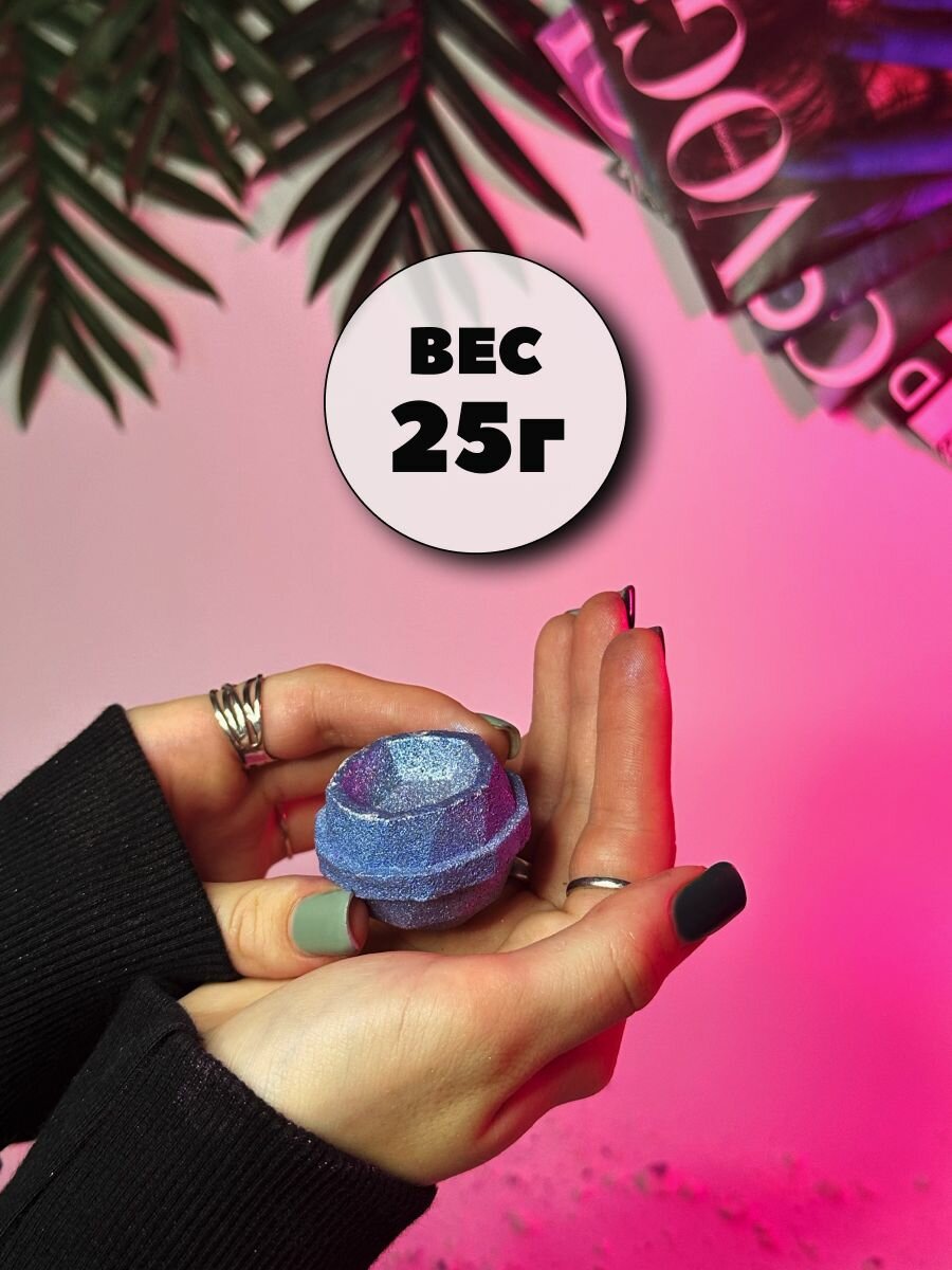 3D форма для бомбочек Граненая чаша 4 см — фото 1