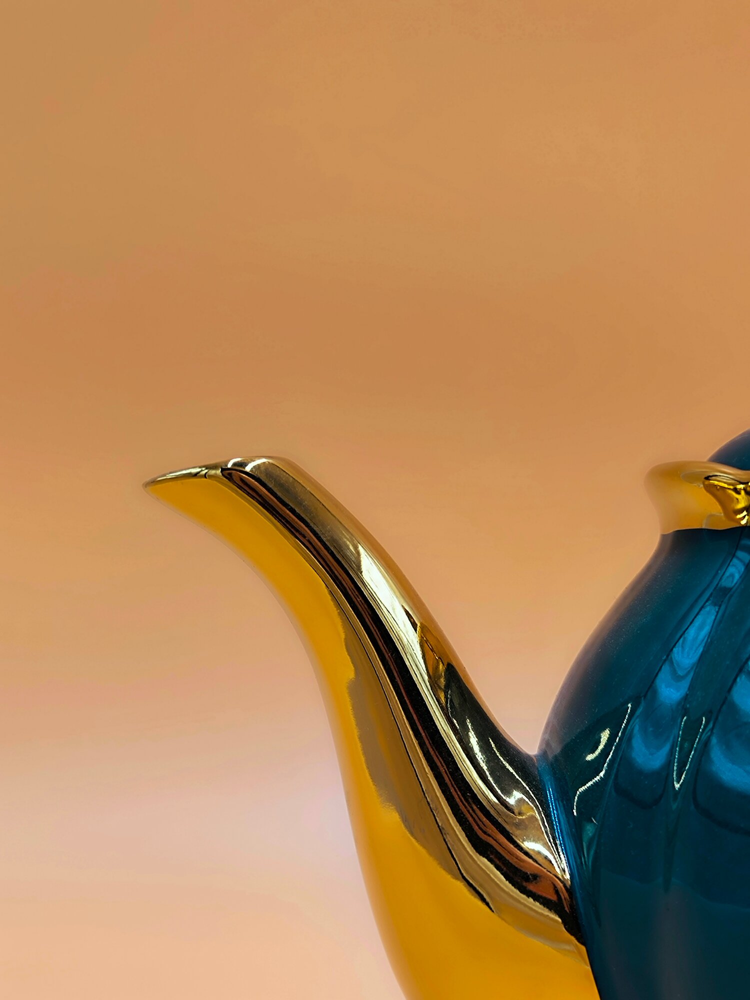 Серия Керамических Чайников "Tea Pot 6 Xashamat" Золотыми линями — фото 1