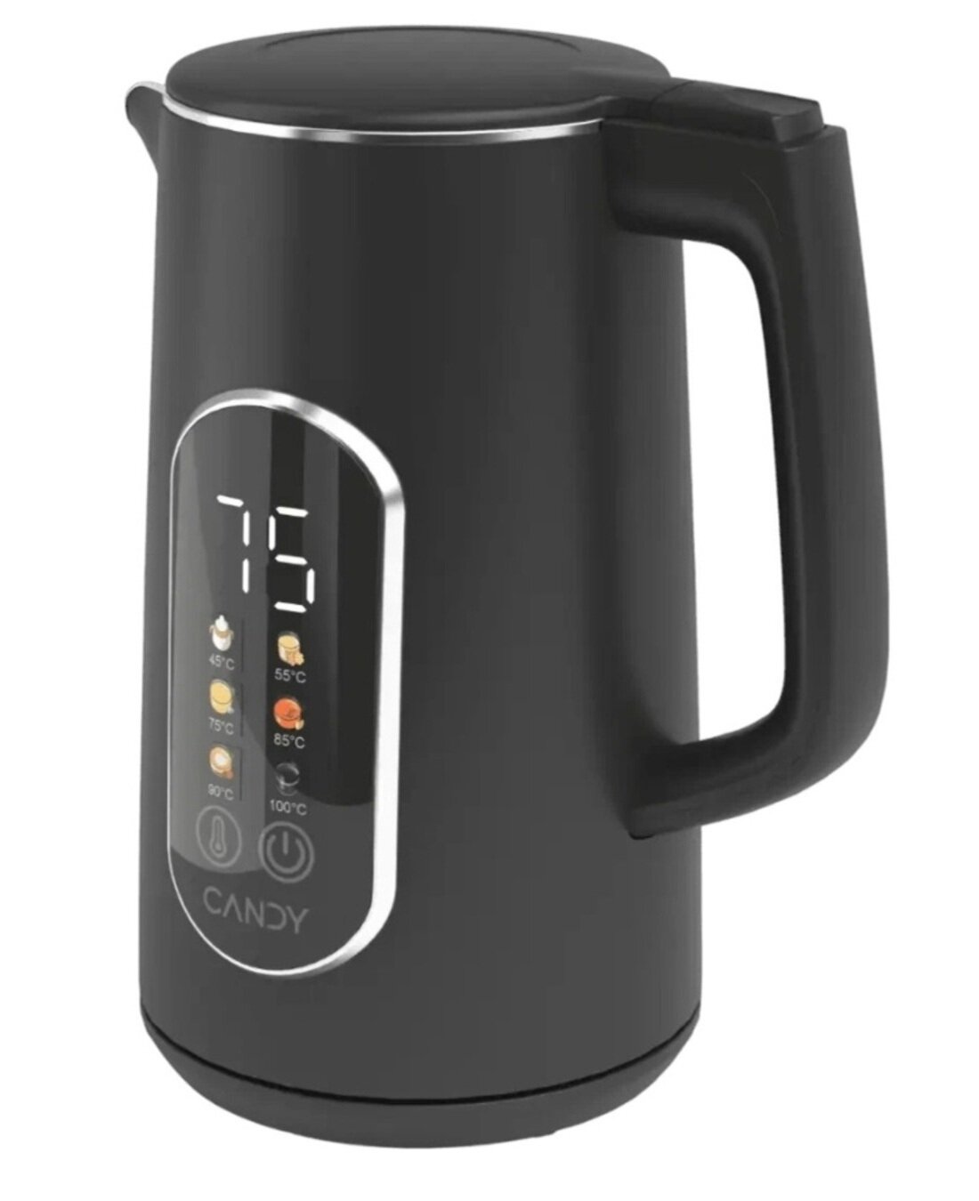 Электрический чайник CANDY CK-400, черный, потребляемая мощность 2200 Вт