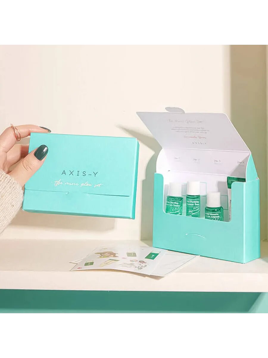 Набор AXIS-Y, для комбинированной и чувствительной кожи, антивозрастной, веганский — фото 1