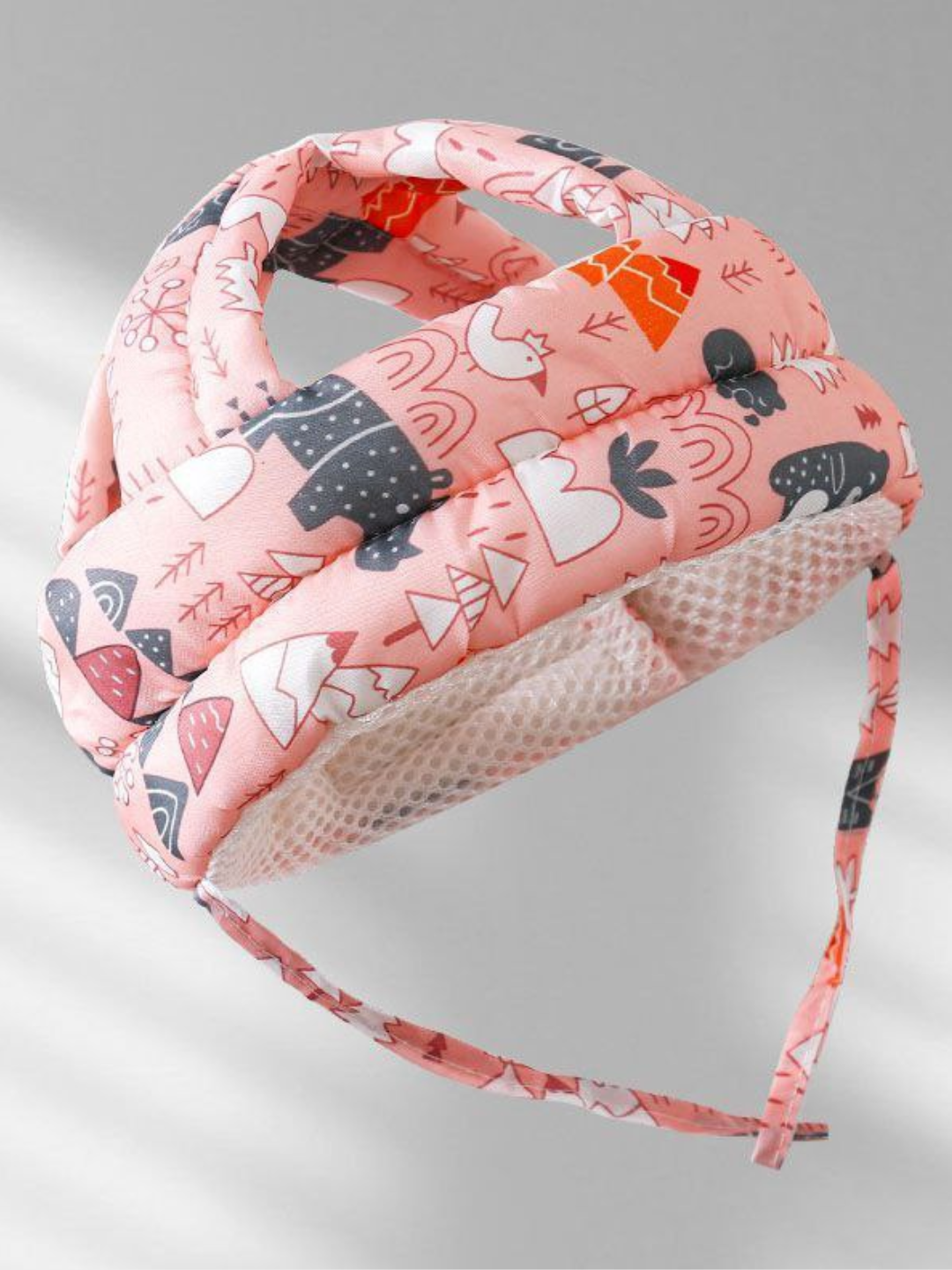 Zarbaga qarshi shlem, bolaning boshini himoya qilish uchun bolalar shlyapasi pushti rang