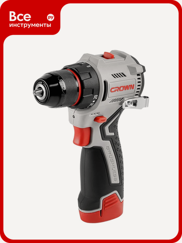 Изображение товара Дрель-шуруповерт Crown CT21129HMX-2 BMC, бесщеточный двигатель, для сверления и закручивания в древесине и металле