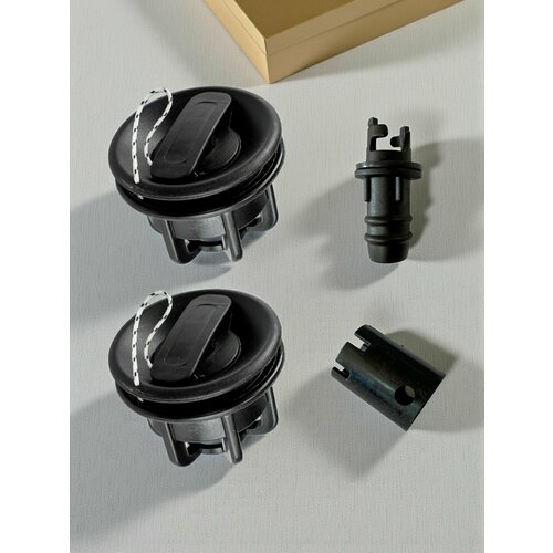 Клапан воздушный для надувной лодки ПВХ 2 шт, ключ и переходник для клапана