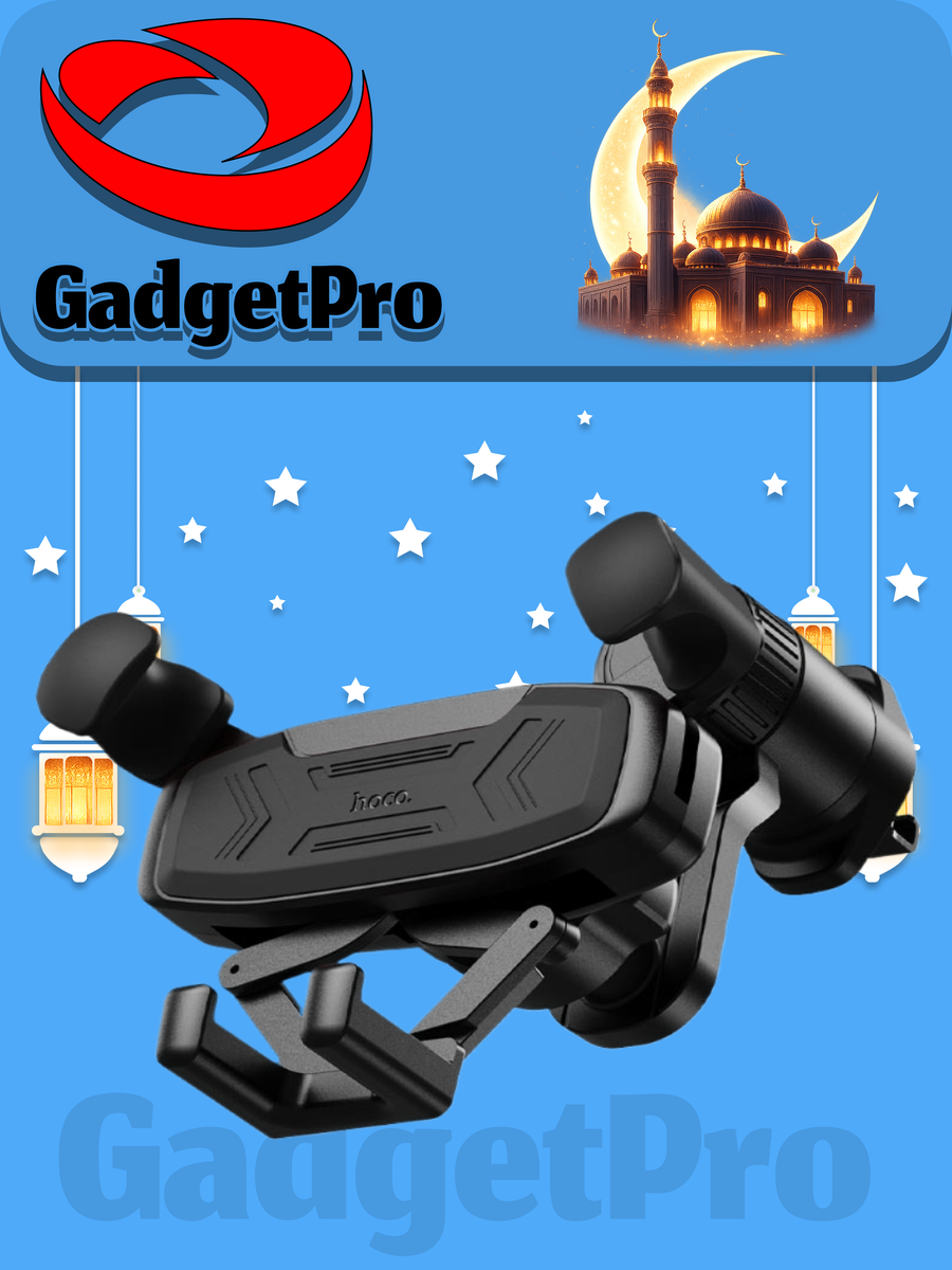 Автомобильный держатель HOCO H66: магнитный держатель для телефона в авто, удобный и надежный, черный.