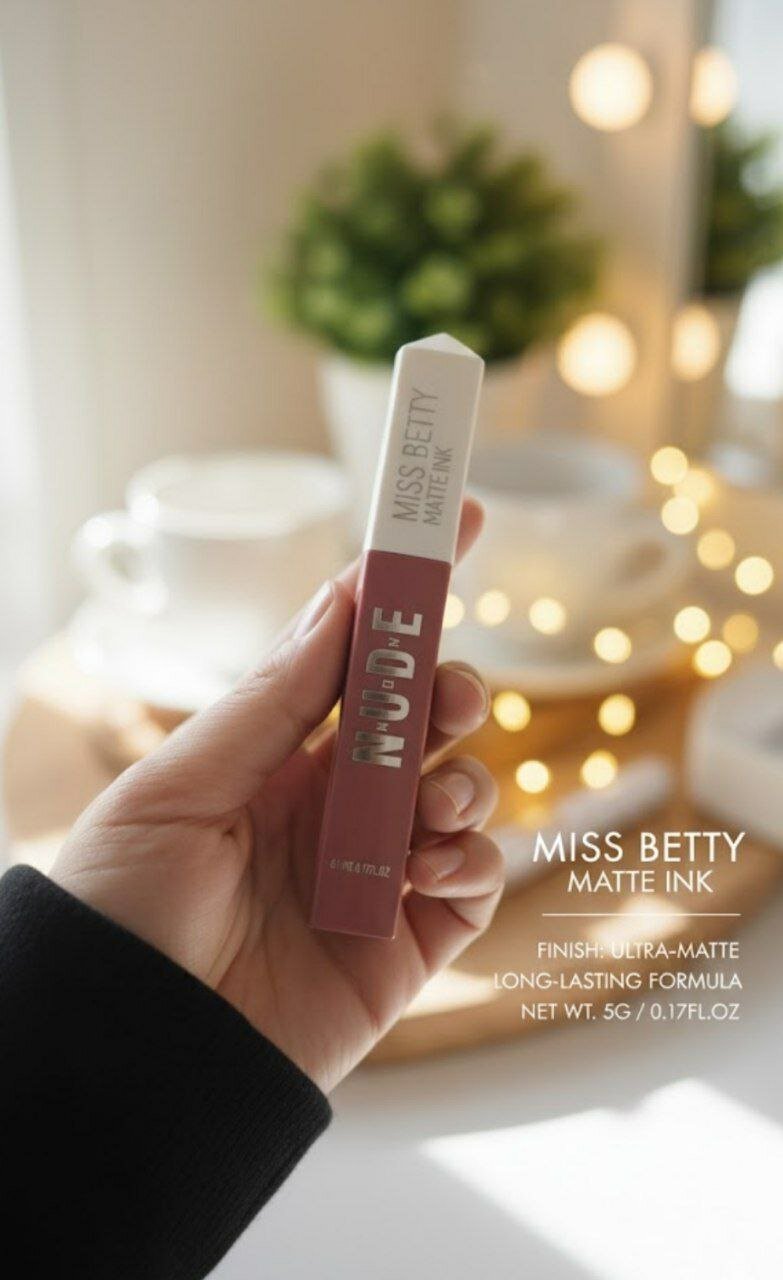 Губ помада Miss Betty Nude 17- Тон , Мягкий натуральный блеск