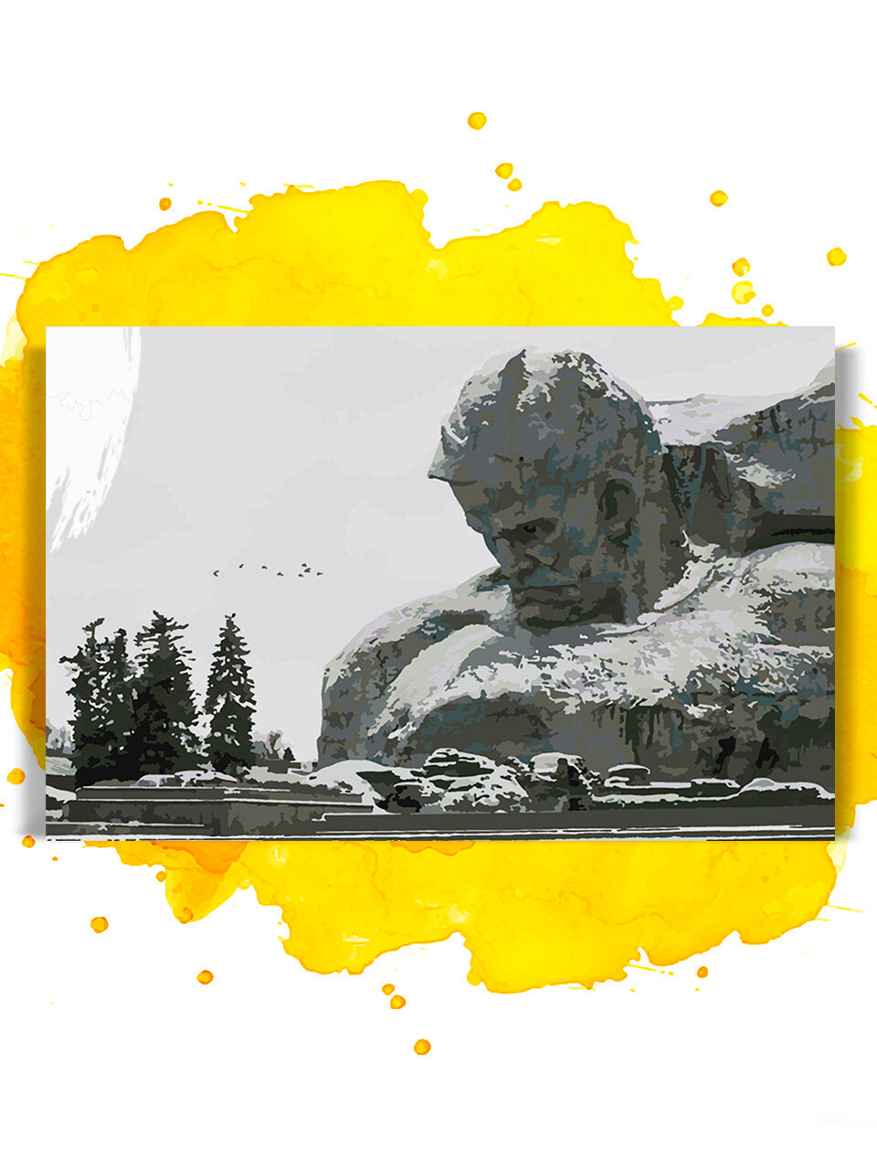 Картина по номерам на холсте Арсений Котов - Брестский монумент, 40 х 60 см