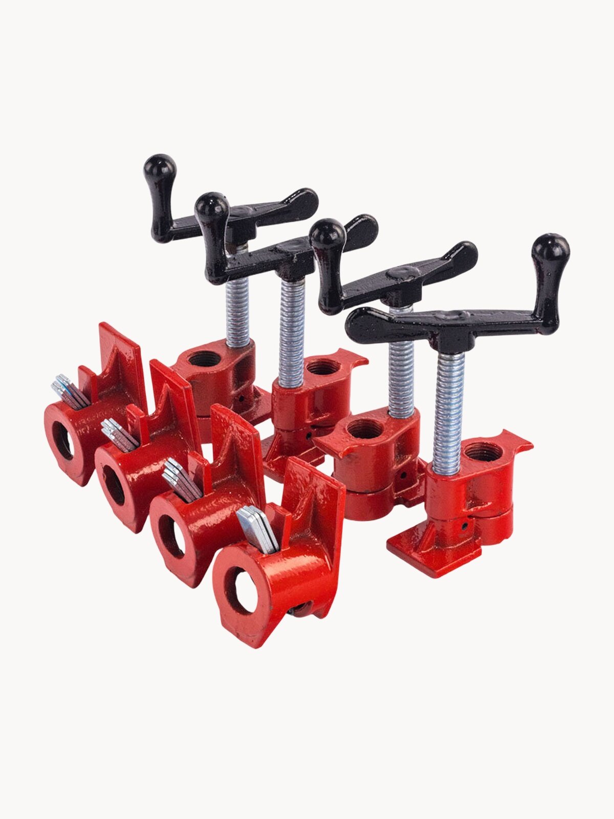 Набор струбцин трубных 4 шт 1/2" VIRA