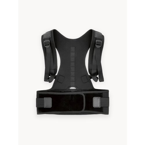 Корректор осанки Glanis Easy Go Full Body, универсальный, трехточечный, черный