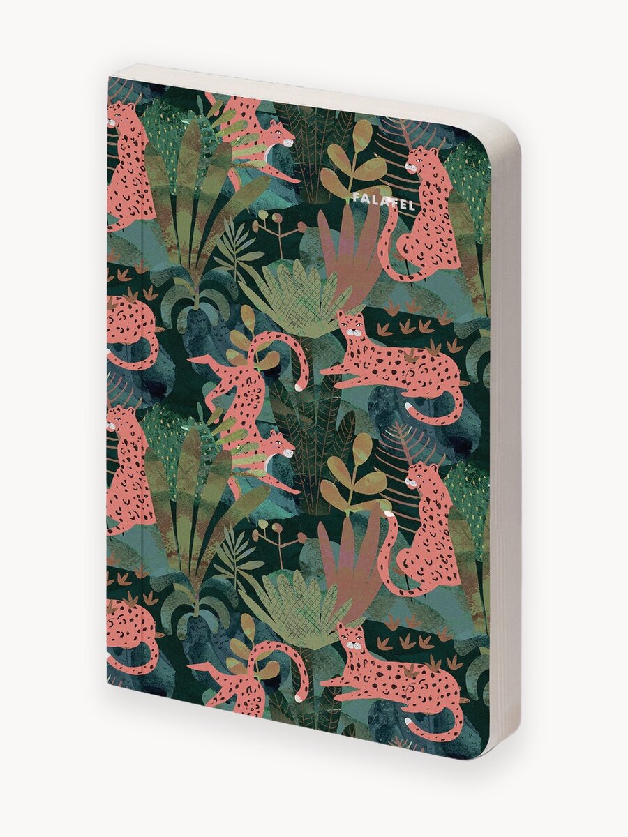 Блокнот в точку Falafel Into the wild A6, 128 страниц, белая бумага плотностью 120 г/м2