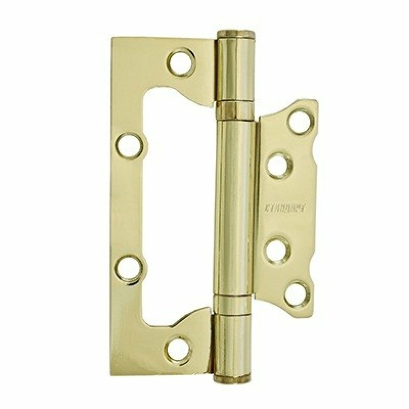 Другие товары 12 стандарт Петля накладная стандарт 100x63 2BB BP 2мм латунь без врезки арт. 7874